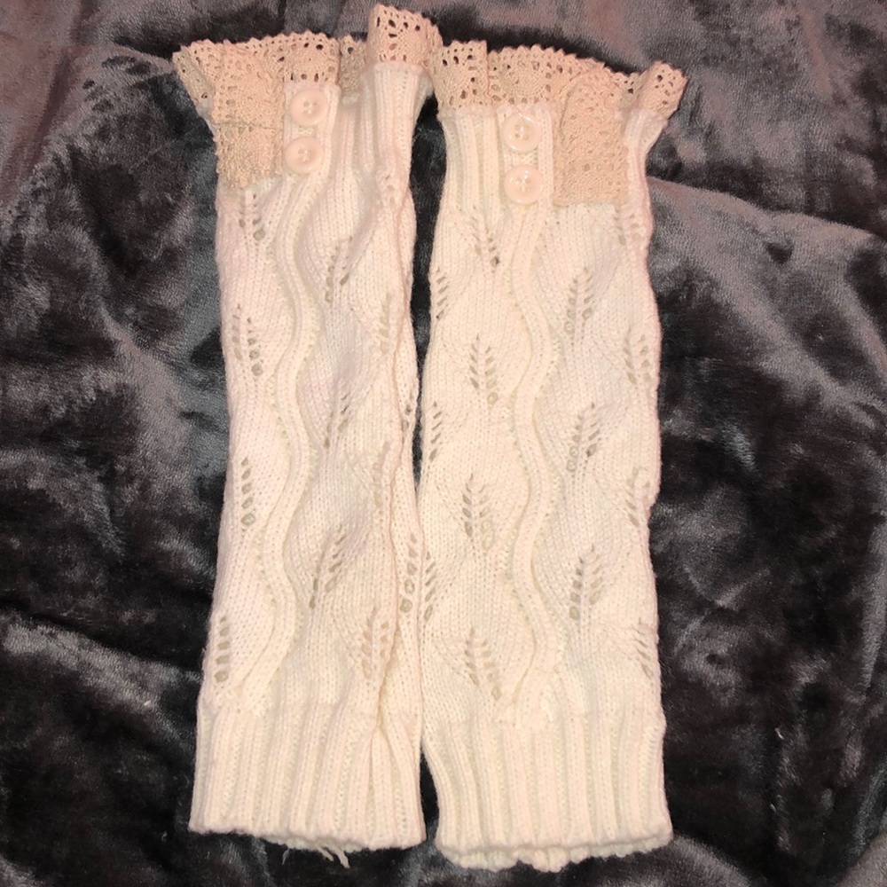 Cream Leg Warmers